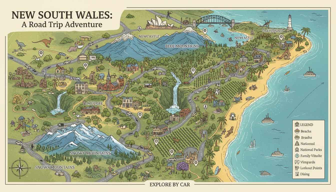 places to visit in nsw by car