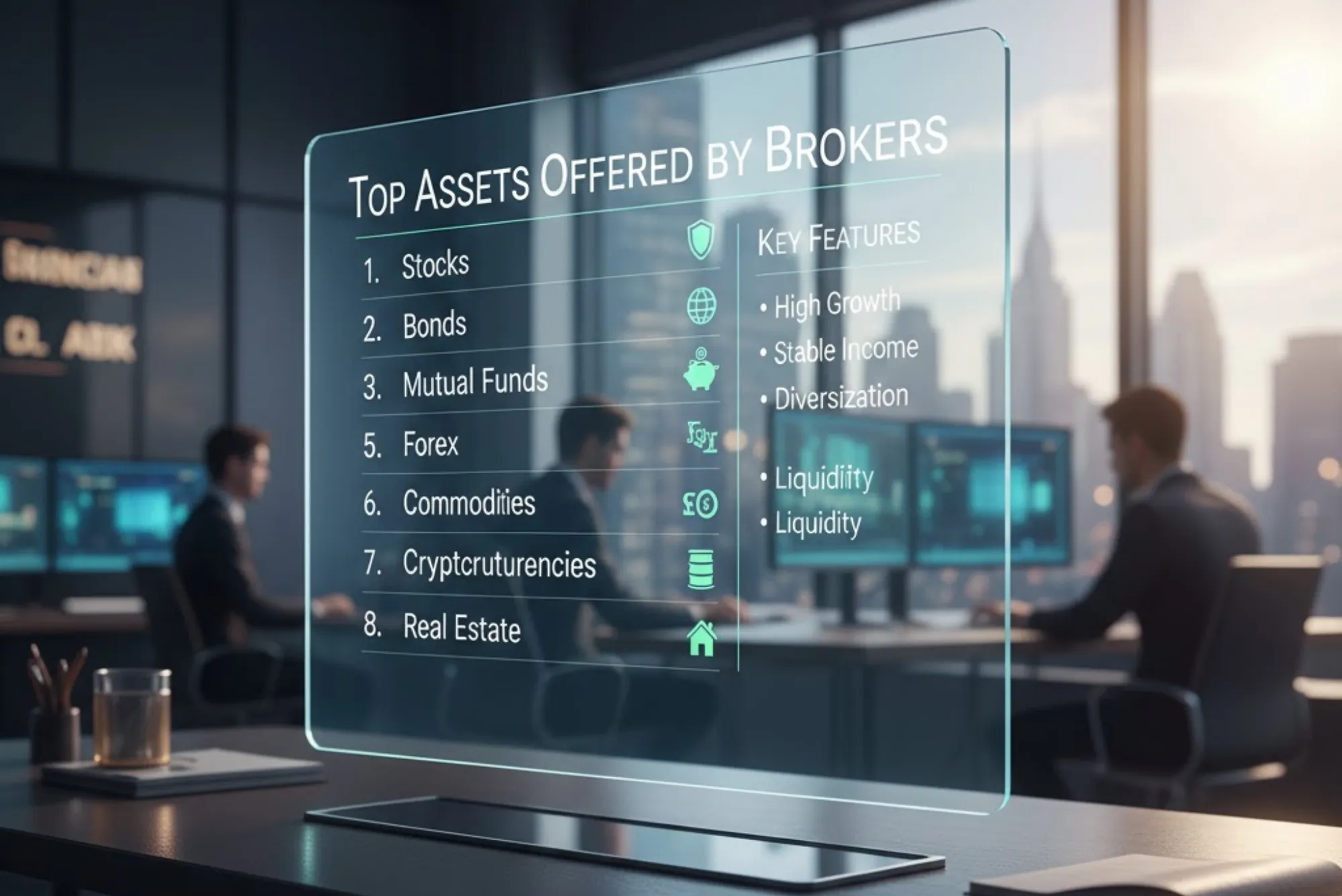 Top Assets Offered by Brokers