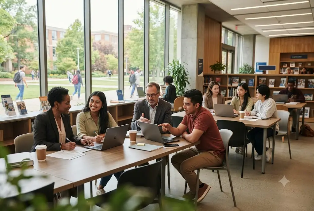 Career advisors demonstrating best practices for supporting career development in higher education
